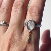 Image 6 of Blue feather ring