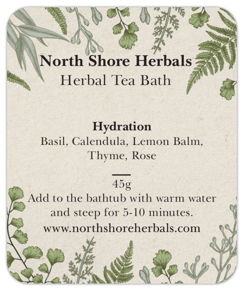 Image of Pack of 4 Hydration Herbal Tea Bath