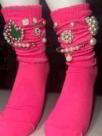 Image 7 of AKA Glam Slouch Socks