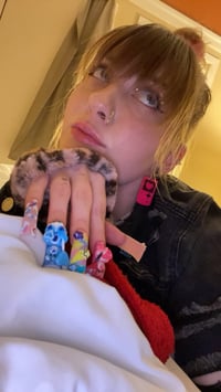 Handmade care bear nails! 