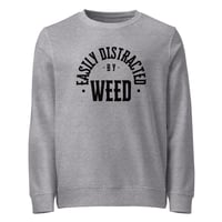 Image 1 of Distracted Unisex organic sweatshirt