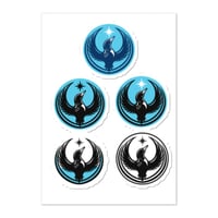 Sticker Sheet 2.75" - Rebel Loon