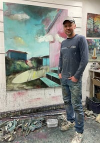 Image 2 of PAINTING / MALERI / "Vilde drømme III" / 120X160 CM