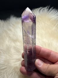 Image 2 of  Phantom Smoky Amethyst Wand #842