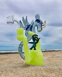 Image 1 of Seahorse Recycler w/Kokopelli Surfer CFL 