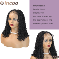 Image 13 of Boxed & Beautiful: 12” Knotless Braided Lace Wig for Black Royalty