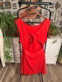 Image 1 of NYC red tie back dress 