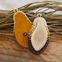 Image 2 of Violet Antler Dangles