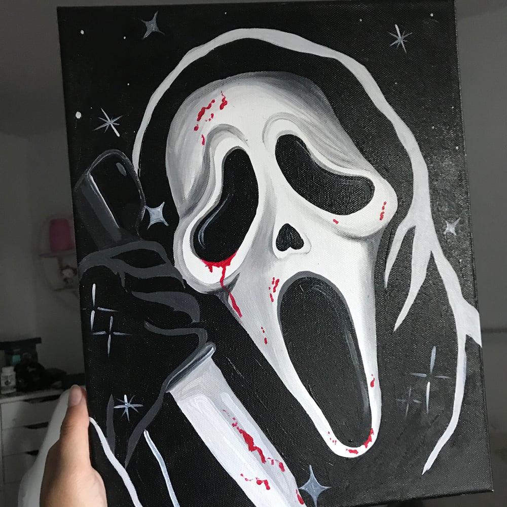 Image of Ghost face painting 🔪
