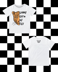 Image 3 of T-SHIRT: Leopard Canny Crew