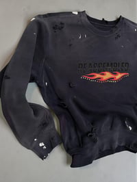 Image 4 of Vintage R Flame Logo Crewneck Sweatshirt 