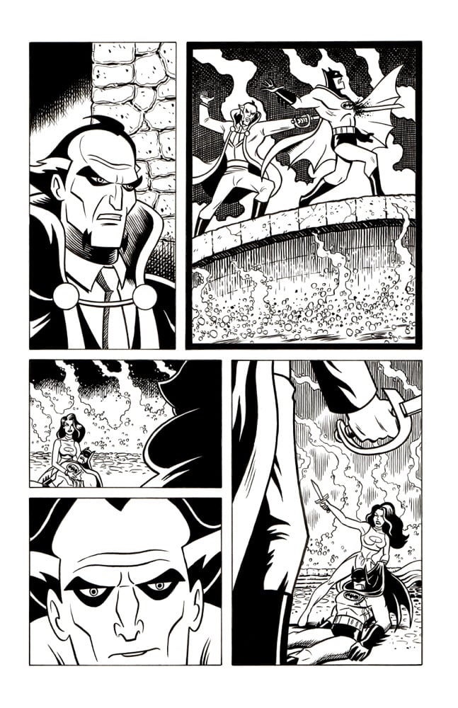 Bootleg Batman Adventures 2: pg. 2 original art