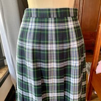 Image 6 of Straven England Plaid Pleated Skirt Medium