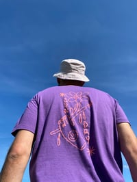 Image 1 of T-shirt miss sunday violet