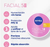 Image 1 of Nivea Cuidado Tono Natural 5in1 Crema Facial Set 2