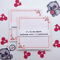 Image 1 of Cherry Memo Sheets