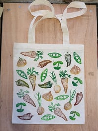Image 3 of Garden Veggie Tote bag