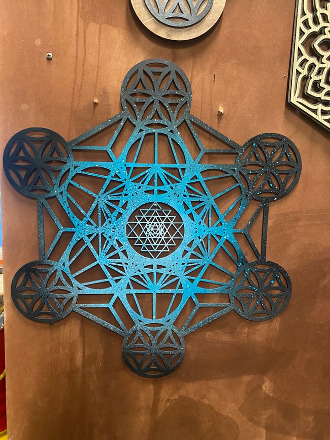 Painted Wall Mandala