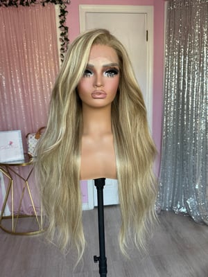 Image of all human hair highlights blonde (ready to ship)