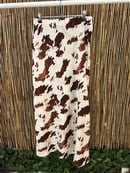 Image of Cow print midi skirt