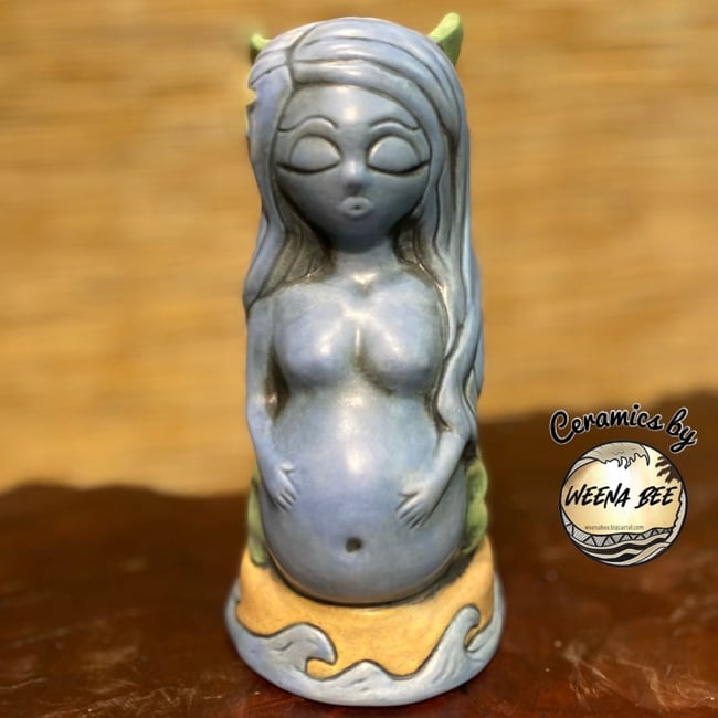 MerMom Gluggle Mug Orange Highlights 