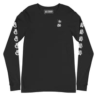 Image 2 of Black Cargo - Contemporary Urban Art Apparel for the Woke - Warrior - Unisex Long Sleeve Tee -