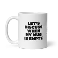 Image 1 of LET'S DISCUSS... Mug