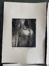 Image 1 of “Sighs” drypoint