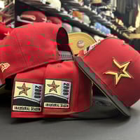 Image 1 of New Era 9Fifty Pinot Black Vegas Gold