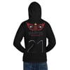 BOSSFITTED Black and Red 21 Unisex Hoodie