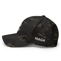 Image 13 of 45 47 MAGA USA FLAG Close Back - Alina Habba Structured Twill Cap