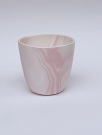 Image 4 of Pink marbled tumbler 