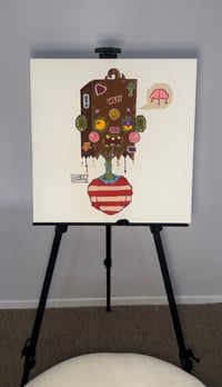 Image 4 of ugly and not proud original canvas piece 