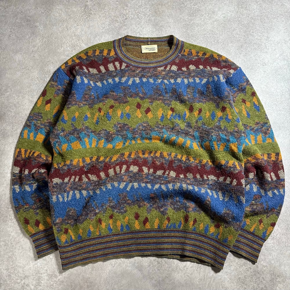Image of 1990s  Missoni Sport Wool Sweatshirt, Size Large