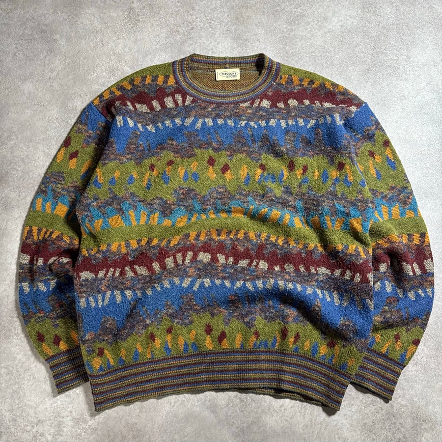 Image of 1990s  Missoni Sport Wool Sweatshirt, Size Large