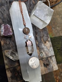 Image 2 of Electroformed crystallized ball necklace 03