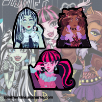 [PREORDER] monster high g1 stickers