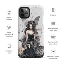 Image 7 of Dark Fairy and Flowers Goth Inspired Mystical Fantasy Tough Case for iPhone®