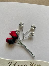 Image 5 of I Love You (jewelled roses) 