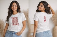 Image 5 of Queen of Hearts & Roses T-Shirt