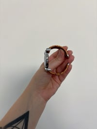 Image 2 of Vintage brown leather bracelet watch
