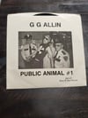 GG Allin - Public Animal #1 - 7inch 