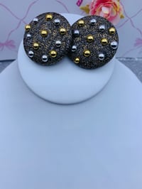 Image 9 of   Button Earrings #2