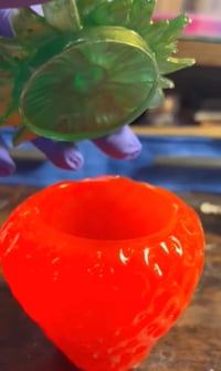 Image 2 of 2-Piece Strawberry Trinket Holder