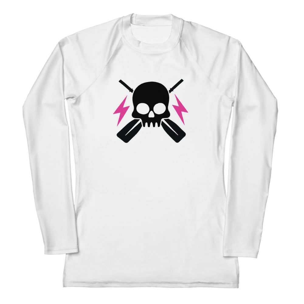 Women's White Punk Row Rashie