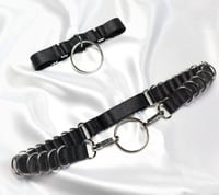 Image 1 of Elastic waist belt with D rings, O ring and carabiners