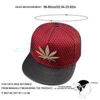 Image 6 of Unisex Maple Leaf Adjustable Cap 