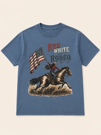 Image 3 of Red White and Rodeo T-Shirt