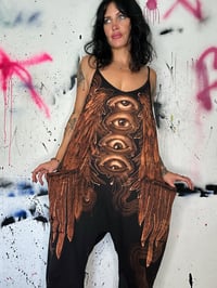 Image 5 of “ETHEREAL” CUSTOM PAINTED OVWRSIZED JUMPER LARGE