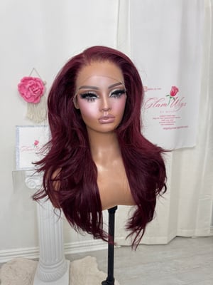 Image of Burgundy free part luxury (ready to ship)